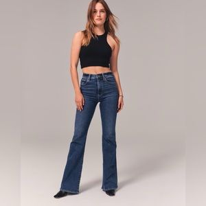 The vintage flare high rise jeans
